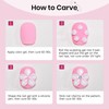 SUPWEE 3D Nail Gel Art Pearl White,Solid Gel for Nails