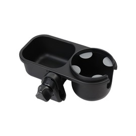 2 in 1 Universal Stroller Cup Holder and Snack Tray, Also for Bike, Wheelchair, Walker, Scooter