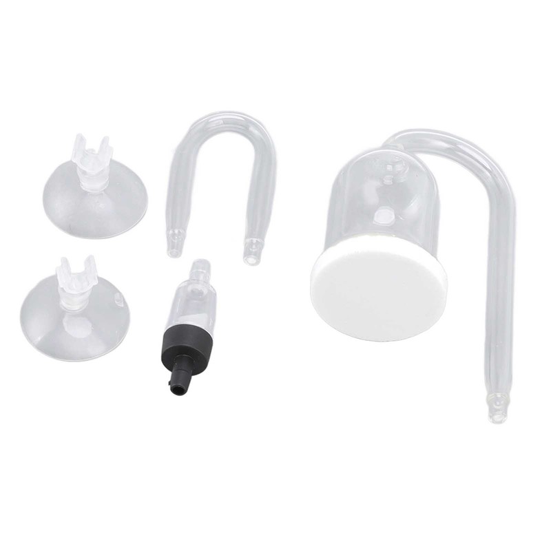 Aquarium Bubble Diffuser Prevent Clogging Transparent Glass Fish Tank Air