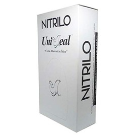 Guante de Nitrilo Chico Color Negro Marca Uniseal
