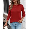 Rapbin Womens Christmas Jumpers Crew Neck Tops Long Sleeve Sweaters