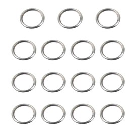YYTQP 15 PCS M14 Oil Drain Plug Gaskets Compatible with Suba-ru Outback Impreza Legacy Forester XV Crosstrek BRZ Drain Plug Crush Washer 803916010