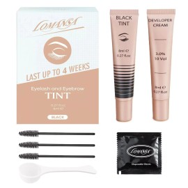 Lomansa Lash Color Kit - Professional Eyelash and Brow Color with Natural Black1