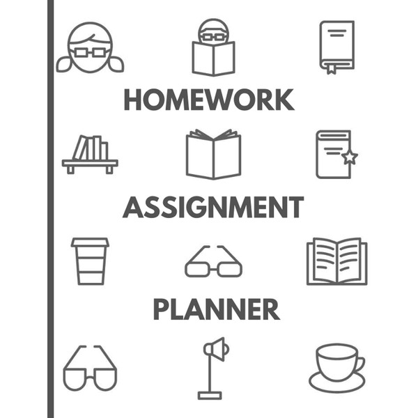 Homework Assignment Planner: A 8.5 x 11, 120 Pages Homework