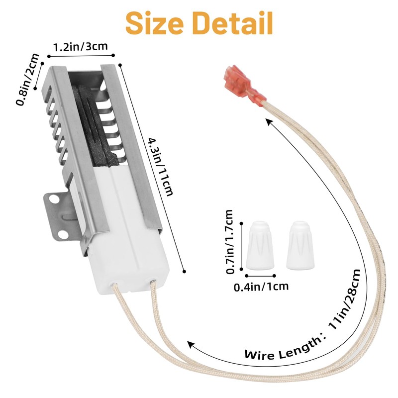 PB040001 Gas Range Oven Igniter,Oven Igniter for Gas Stove for