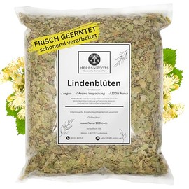 Lime Blossom Silver 500g • "Ruhe" Herbal Tea • High Active Ingredient Content • Similar to Swedish Herbs • HerbsnRoots