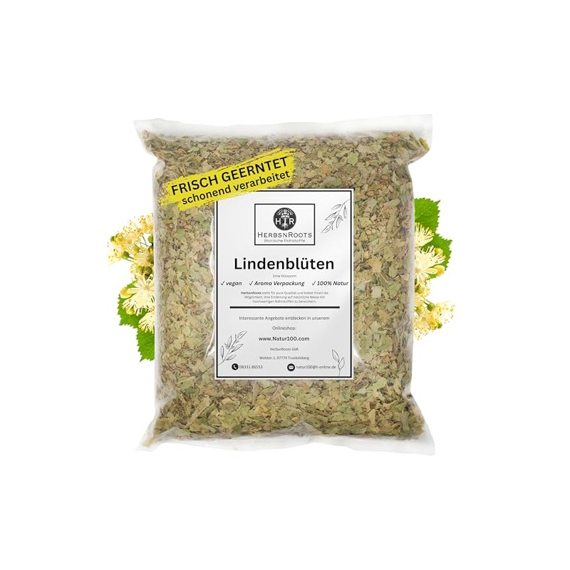 Lime Blossom Silver 500g • "Ruhe" Herbal Tea • High