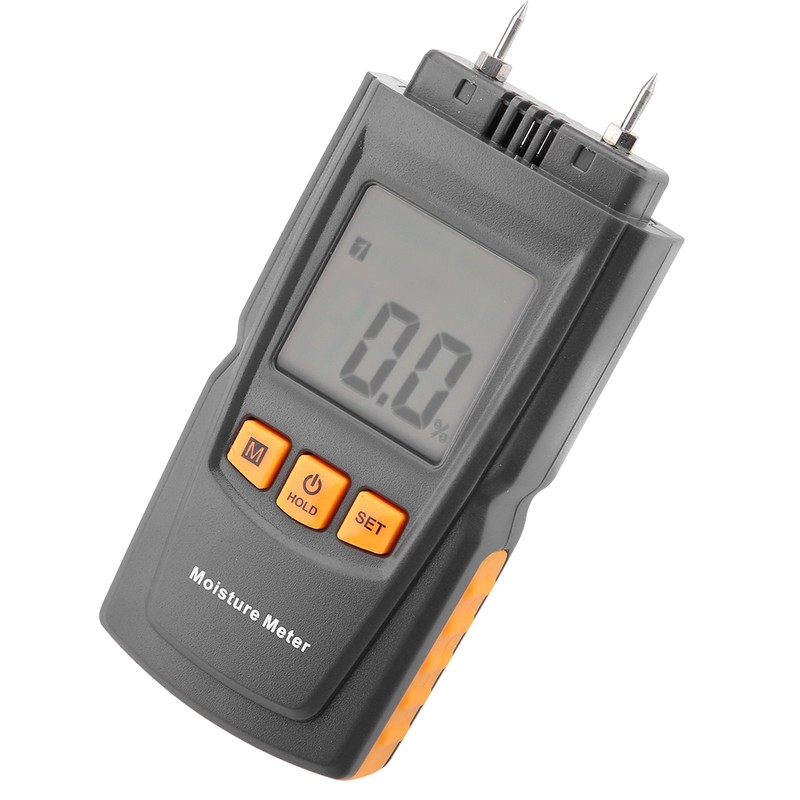 GM605 LCD Display Portable Digital Wood Moisture Meter Humidity Tester