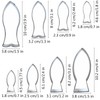 Fish Shaped Cookie Cutter Set of 8 pcs, Stainless Steel