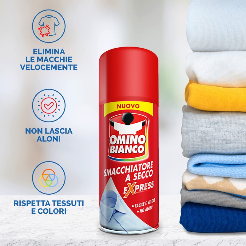 Omino Bianco - Smacchiatore A Secco Express - 125 Ml