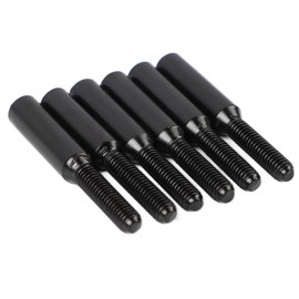 Guitar Screws Set, 6 Pieces Metal Metal Round Rod Hex Electric Guitar Screws Replacement Part for Tremolo System