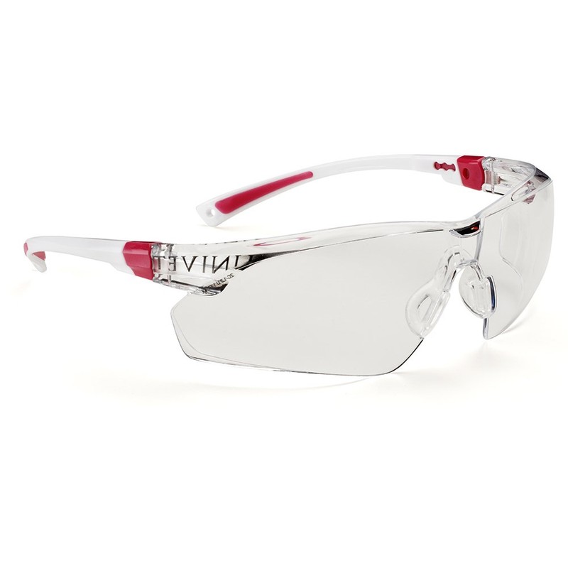 Univet 506 Ladies Safety Glasses Pink Frame Work Specs