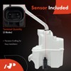 A-Premium Windshield Washer Reservoir with (Washer Pump/Filler Neck/Cap/Bracket/Fluid Level Sensor)