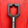 Vintage Cast Iron Outdoor Garden Tool Wall Spade Hanging Weather