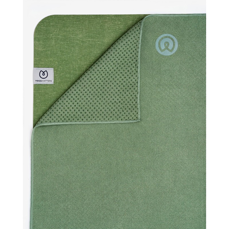 Yogamatters Grippy Yoga Mat Towel, 183cm x 61cm | Non-Slip