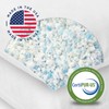 Zentech Essentials Twin Pack Gel-Infused Memory Foam Cluster Pillows -