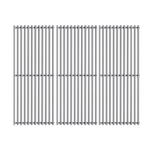 Htanch SF1593(3-Pack) 16 1/4" Stainless Steel Cooking Grates Grid for Backyard BY12-084-029-98, BY13-101-001-13, BY14-101-001-04, Uniflame GBC1059WB, GBC1059WB-C, GBC1059WE-C, GBC1069WB-C, GBC1143W-C