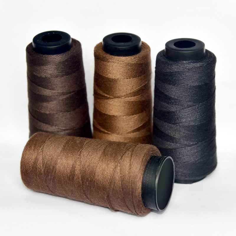 4 Spools Sewing Threads 1600Yards Using for Hand Sewing,Hair Extensions,Making