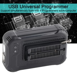 Universal Programmer Kit, USB Universal Programmer for TL86II Plus EEPROM Flash 8051 AVR MCU GAL with 10 AVR Microcontroller One-to-one Soft Encryption Flash Programmers