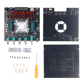ZK AS21 Bluetooth Amplifier Board Dual Channel TPA3255 Chip 220Wx2 Plus 350W Sound Power Amplifier Module 16‑38V