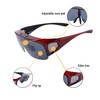 Br'Guras Fit Over Polarized Sunglasses Flip Up Lens for Men