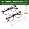 Przene 3 Pack Blue Light Blocking Glasses Women/Men,Retro Round Computer