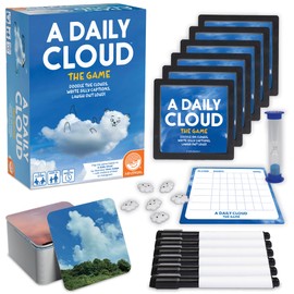MindWare A Daily Cloud Family Game - Fun Drawing & Caption Card Game for Kids, Teens & Adults - Family Game Night, Boosts Creativity & Storytelling - Ages 8+, 3-6 Players, 25-Minute Gameplay