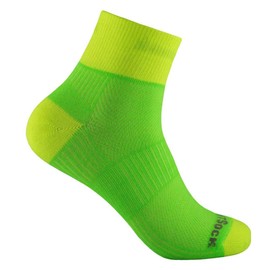 Wrightsock Coolmesh II Quarter, lemon-lime