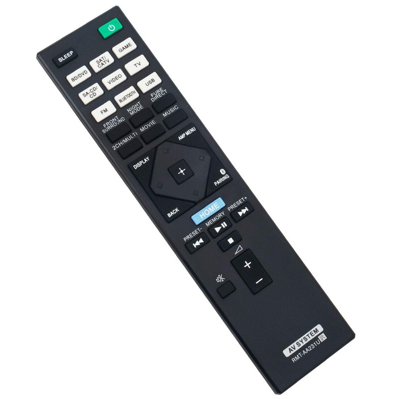 RMT-AA231U Replace Remote Control for Sony Home Theater AV Receiver