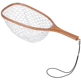 Fly Fishing Net, Soft Mesh Trout Net with Straight Handle, Catch and Release Landing for Freshwater, Saltwater, Gift for Anglers & Fly Fishing Enthusiasts