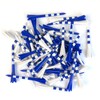 Crestgolf 150 Pack Plastic Golf Tees, Contain 100PCS 3-1/4" Long