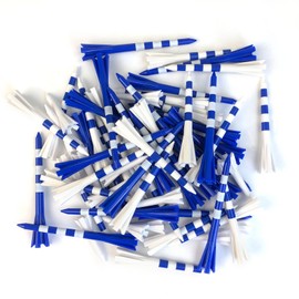 Crestgolf 150 Pack Plastic Golf Tees, Contain 100PCS 3-1/4" Long Tees, 25PCS 2-3/4" and 25PCS Short Tees Mixed Pack, Enhanced Durability & Stability, Minimize Friction and Side Spin