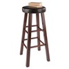 Winsome Maria 2-Piece Bar Stool Set, 30In Height, Faux Leather