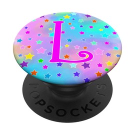 Initial LCapital letter L Colorful Stars for Kids &Teens