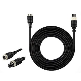 Fookoo 20M/66FT Car Video 4-Pin Aviation Extension Cable for Wired Backup Camera/CCTV Rearview Camera Truck Trailer Camper Bus Motorhome Vehicle Backup Monitor System Waterproof