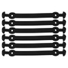 6 Pcs Tennis Racket Vibration Dampeners Long Buckle Tennis Racquet
