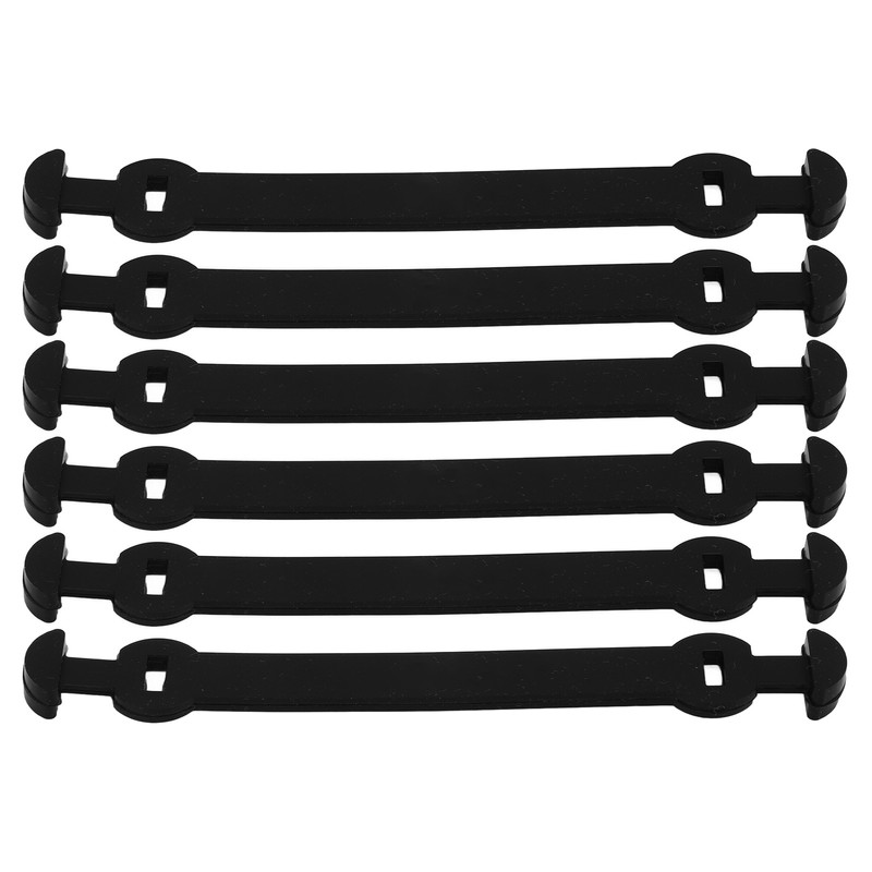 6 Pcs Tennis Racket Vibration Dampeners Long Buckle Tennis Racquet