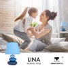 Urban Lifestyle Lina Bedside Lamp (Blue) Table Lamp Ceramic Table