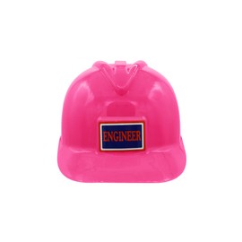 Nicky Bigs Novelties Adult Womens Plastic Construction Helmet | Pink Engineer Hard Hat | Builder Road Worker Costume Prop | Theme Party Hats