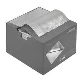 Comair Aluminium Strands Foil Pop Up 15 my 12.7 x 27.3 cm Silver 500 Sheets
