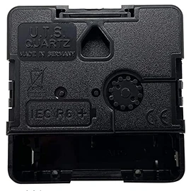 New Replacement UTS Quartz German Euroshaft Movement Mechanism Motor (16mm Shaft - Clock Faces 4-6mm Thick)