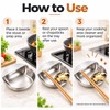 Stainless Steel Utensil Rack for Countertop Use – Self-Standing Ladle,