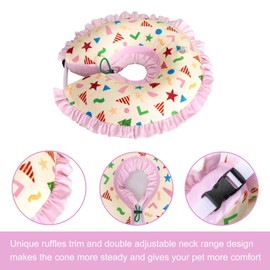 CuteBone Inflatable Cat Cone Collar to Stop Licking After Surgery-Double Adjustable Neck Range P23SO00104S
