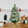 GYMAX 2FT Artificial Christmas Tree, Mini Tabletop Christmas Tree with