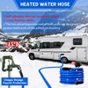 30FT,15FT, Heated Water Hose for RV,-45 ℉ Antifreeze Heated Drinking