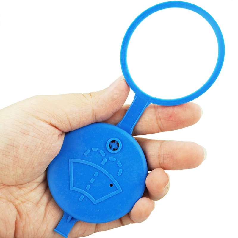 Plastic Replacement Car Washer Bottle Cap 2 Pack 53mm Automobile