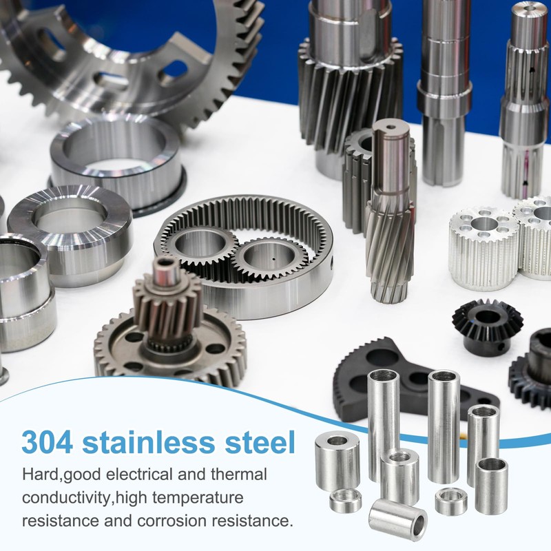 PATIKIL 12 Pcs Stainless Steel Spacers, 10mm ID x 12mm