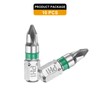 sourcing map 10pcs Phillips Screwdriver Bit PH1 1/4" Hex Shank