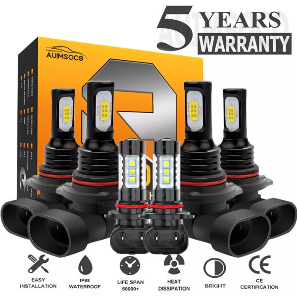 AUIMSOCO For Toyota Matrix Wagon 4-Door 2003-2008 Combo LED Headlight