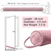 Weighted Door Draft Stopper 36 Inch, Pink Door Draft Noise